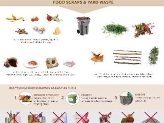Plastic, Cardboard, Food Waste, Plastic Wrappers