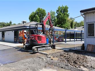Construction Underway: Woodland Prairie: June 2025