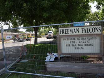 Construction Underway: Freeman Elementary: June 2025