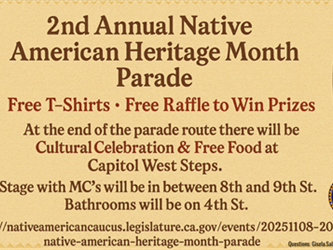 2nd Annual Native American Heritage Month Parade Information