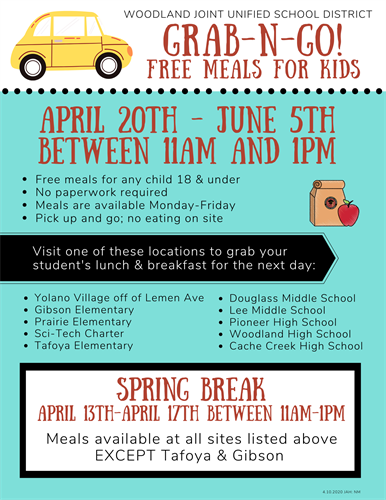 Lunch information- english