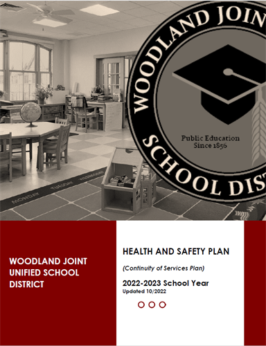 cover image of the 2022-2023 health and safety plan