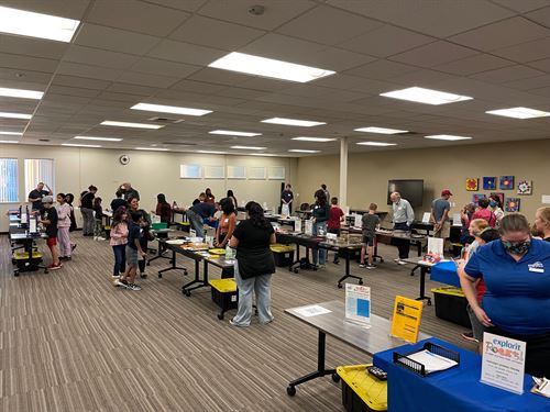 Families attended GATE Family Science Night