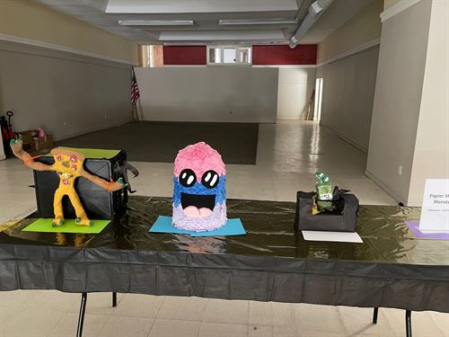 GATE Art Show - Papier-Mache Monsters